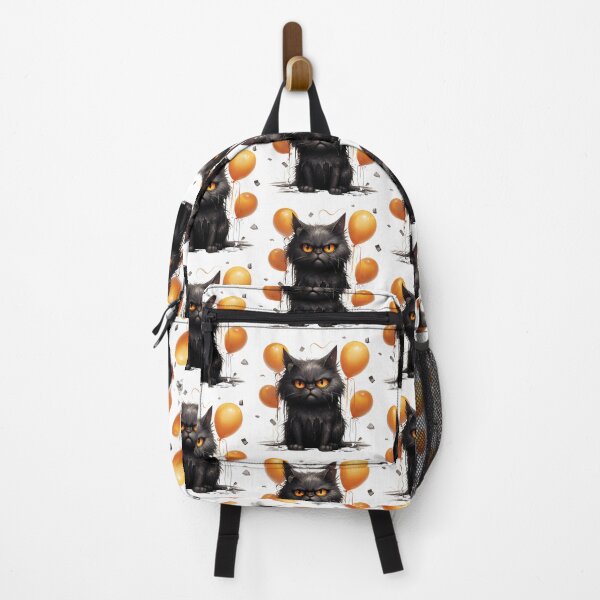 Item preview, Grumpy Funny and Purrfectly Mischievous Black Cat Balloon Bonanza! designed and sold by dcohea.