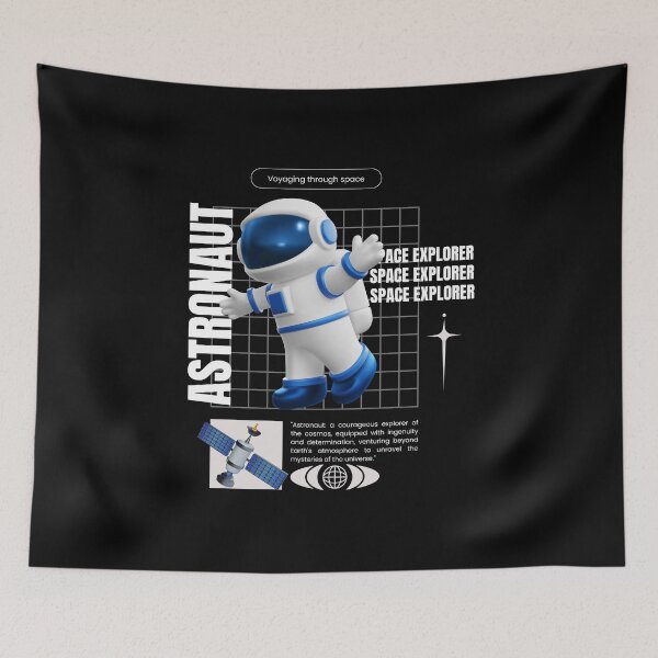 Item preview, Cosmic Voyager: Astronaut Space Explorer Design designed and sold by MaizzArts.