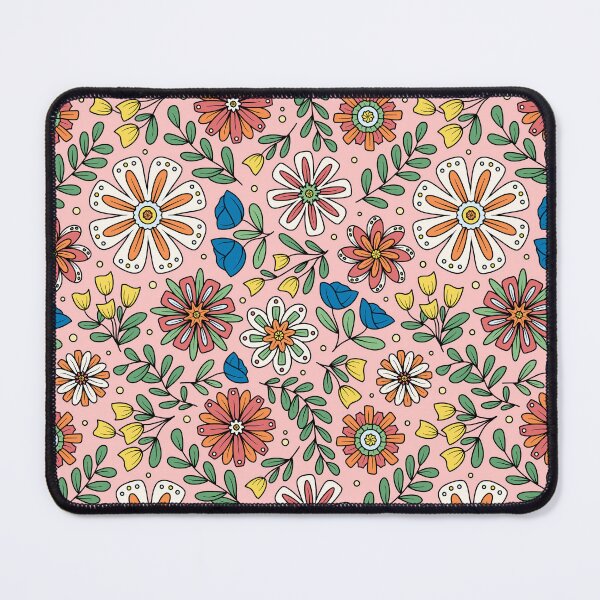 Item preview, Graphic Flower Power Pattern - Pink designed and sold by sustainablyjill.