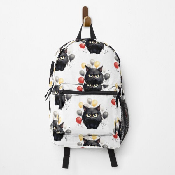 Item preview, Grumpy Funny and Purrfectly Mischievous Black Cat Balloon Bonanza! designed and sold by dcohea.