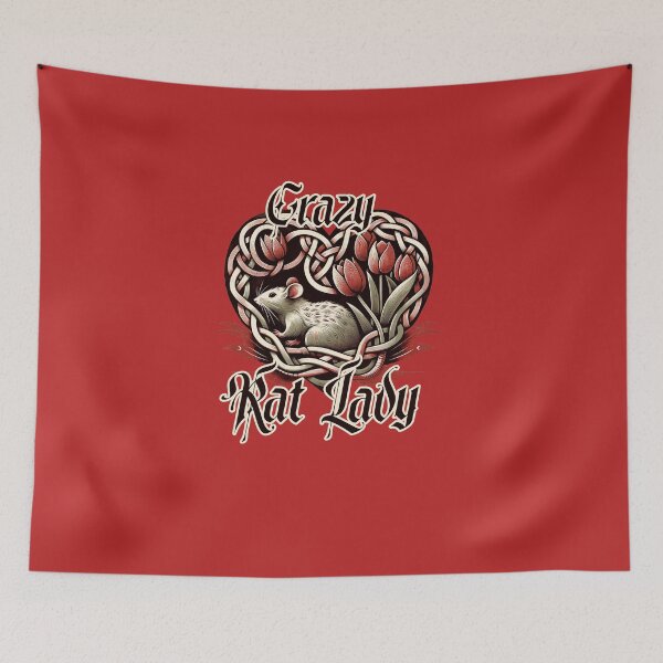 Item preview, Crazy Rat Lady designed and sold by FrictionMaxxing.