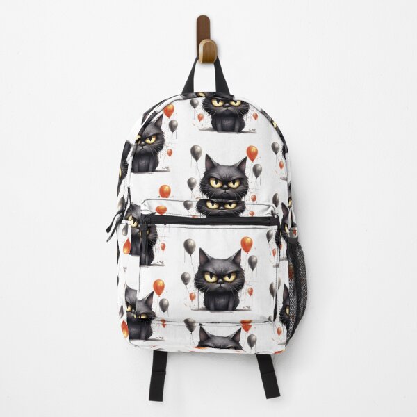 Item preview, Grumpy Funny and Purrfectly Mischievous Black Cat Balloon Bonanza! designed and sold by dcohea.