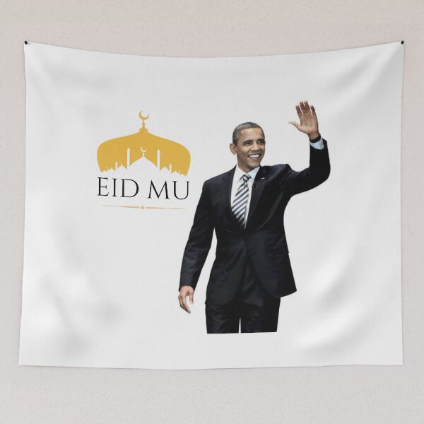 Item preview, Eid Mubarak - Barak Obama designed and sold by Fatimah Sheikh.