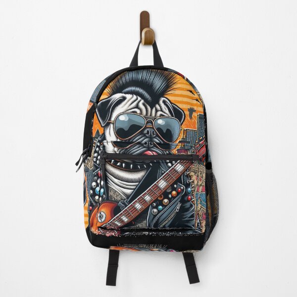 Item preview, Punk Pug - Pug Life designed and sold by studiobrazuka.