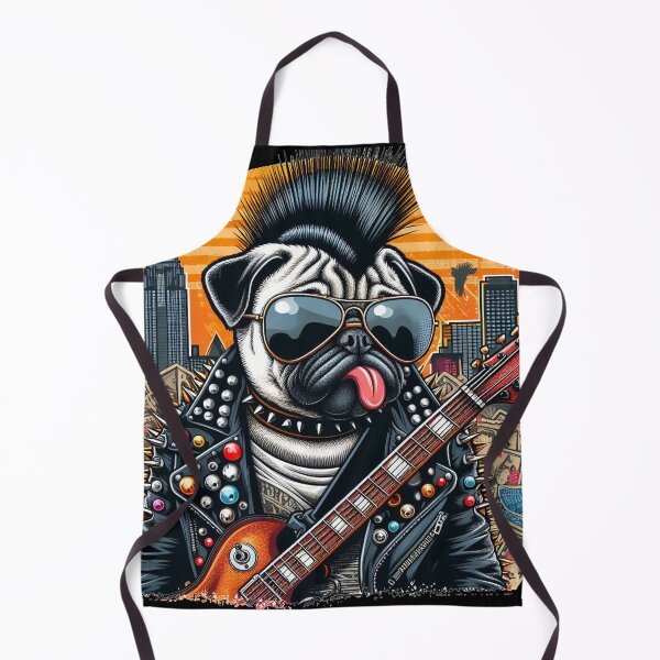 Item preview, Punk Pug - Pug Life designed and sold by studiobrazuka.