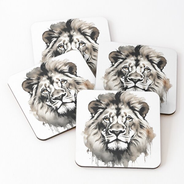 Item preview, Lion Watercolor Art Style designed and sold by LDJBlank.