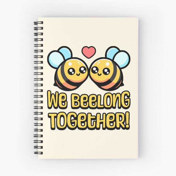 Item preview, We Beelong Together! Cute Bumble Bee Pun Cartoon designed and sold by PMCreative.