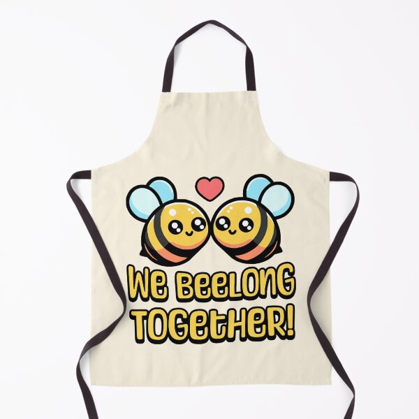 Item preview, We Beelong Together! Cute Bumble Bee Pun Cartoon designed and sold by PMCreative.