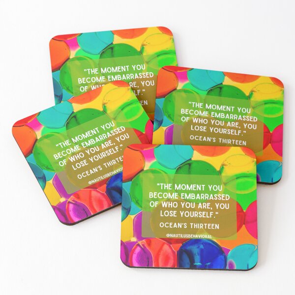 Item preview, The Moment You Become Embarassed of Who You Are, You Lose Yourself - Pop Culture - Ocean's Quote designed and sold by nautilushealth.