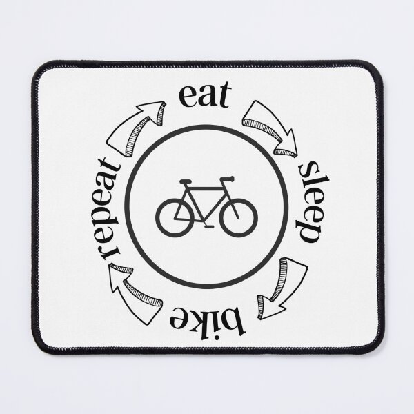 Item preview, Eat Sleep Bike Repeat: Your Cycling Mantra designed and sold by Hubioone.