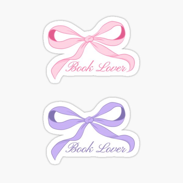 Artikel-Vorschau von book lover and kindle girlie pink and purple bow coquette pack, designt und verkauft von catdiasart.