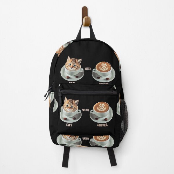 Item preview, Cute Cat With Coffee Meme Funny Latte With Cat Meme Funny Gifts for Coffee Lover and for Cat Lover designed and sold by MatthewViews.