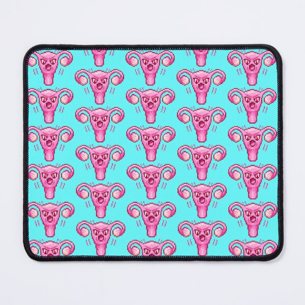 Item preview, Angry Uterus Has Had Enough - Pixel Art designed and sold by HeatherUnderground.
