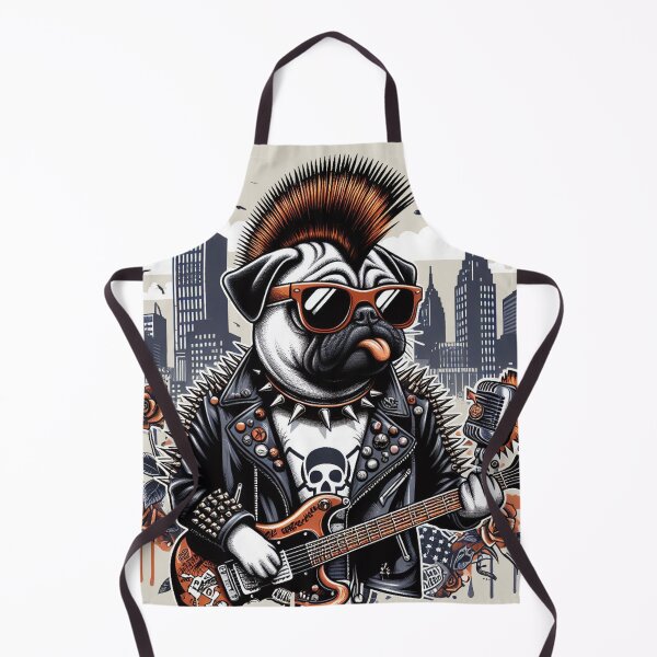 Item preview, Pug Power: Punk Attitude designed and sold by studiobrazuka.