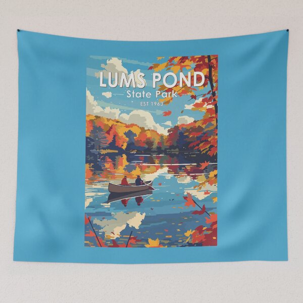 Item preview, Lums Pond State Park Delaware Travel Art Vintage designed and sold by KrisSidDesigns.