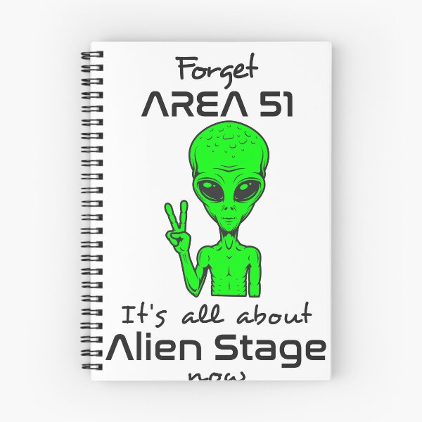 Item preview, Forget Area 51.  It's All About Alien Stage Now. designed and sold by zarshirts.