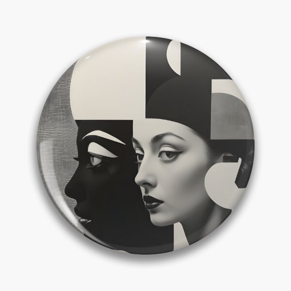 Item preview, Black and white portrait of woman surrealistic design designed and sold by Raluk.