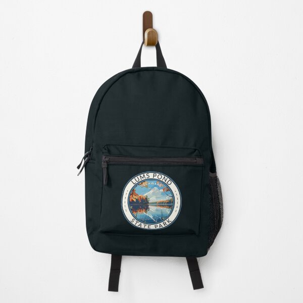 Item preview, Lums Pond State Park Delaware Travel Art Badge designed and sold by KrisSidDesigns.