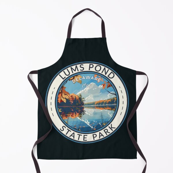 Item preview, Lums Pond State Park Delaware Travel Art Badge designed and sold by KrisSidDesigns.