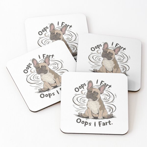 Item preview, ooops i fart - french bulldog designed and sold by LevelUpDreaming.