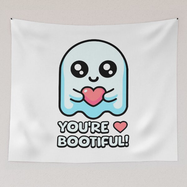 Item preview, You're Bootiful! Cute Ghost Pun designed and sold by PMCreative.
