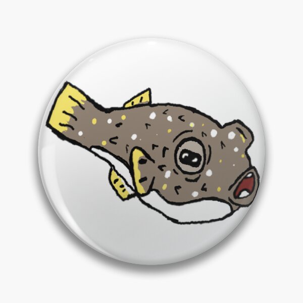 Item preview, White Spotted Pufferfish designed and sold by the-cyan-tiger.