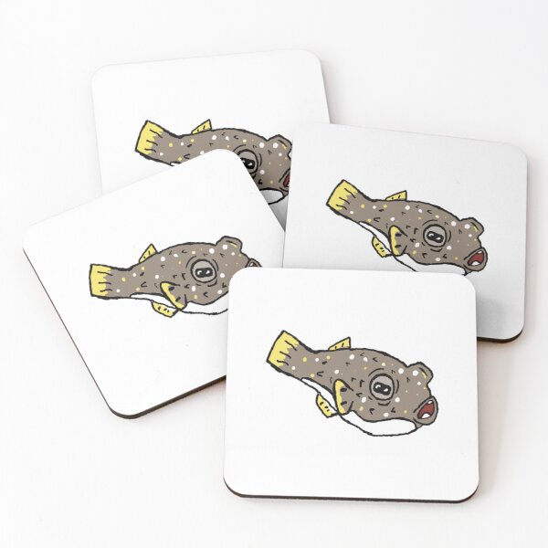 Item preview, White Spotted Pufferfish designed and sold by the-cyan-tiger.