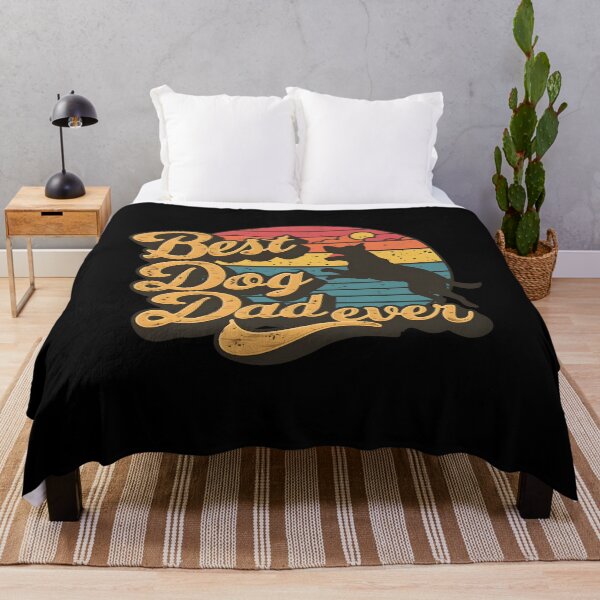 Item preview, Vintage Best Dog Dad Ever Funny Father's Day designed and sold by cimibaka25.
