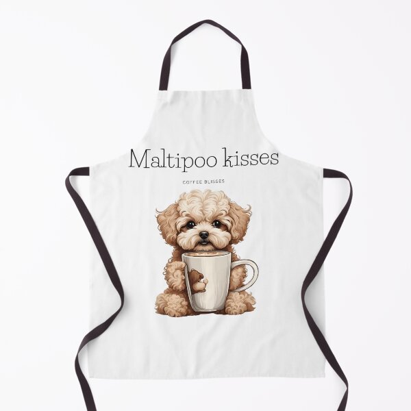 Item preview, Maltipoo kisses coffee blisses with my dog maltipoo lover owner mom dad vintage designed and sold by SoulfulT.