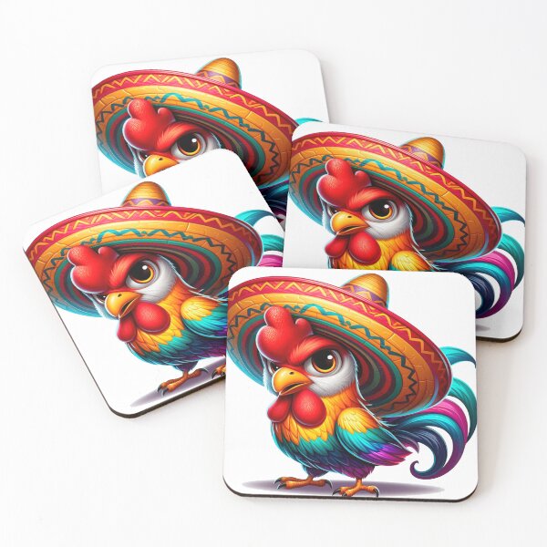 Item preview, angry mexican rooster designed and sold by miguel-ozz.