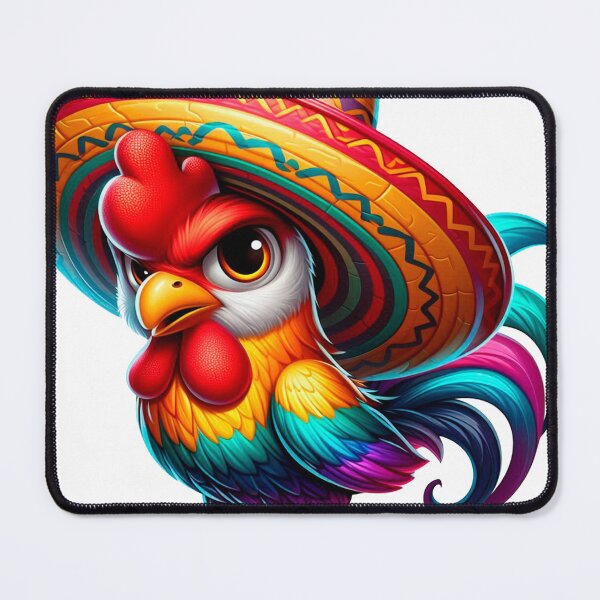 Item preview, angry mexican rooster designed and sold by miguel-ozz.