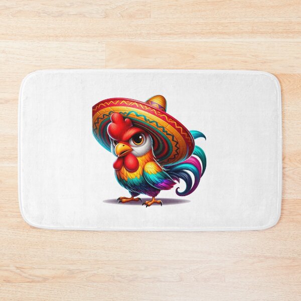 Item preview, angry mexican rooster designed and sold by miguel-ozz.