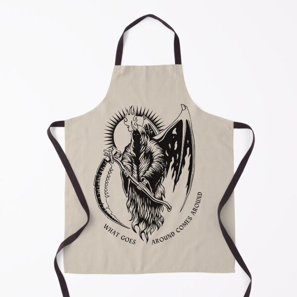 Item preview, What goes around comes around death karma designed and sold by MonochromeEcho.