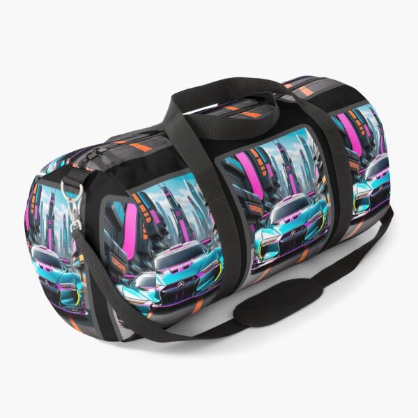 Item preview, Cyberpunk Racing Sports Car With City Skyline designed and sold by TheArtOfPat.