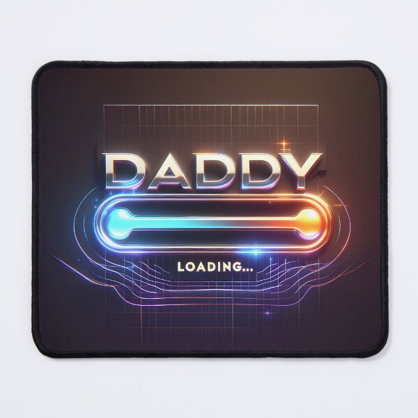Item preview, Daddy's Countdown: Holographic Tee designed and sold by AI-Only Creations.