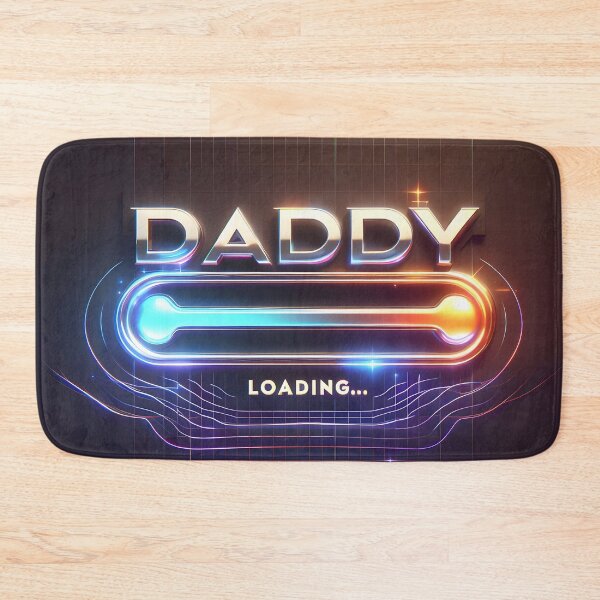 Item preview, Daddy's Countdown: Holographic Tee designed and sold by AI-Only Creations.