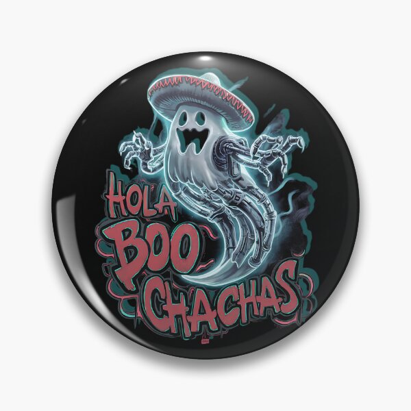Item preview, FUNNY CINCO DE MAYO CYBER-GHOST HOLA BOO-CHACHAS - FUTURISTIC MEXICAN CYBORG   2 designed and sold by justyna-s28.
