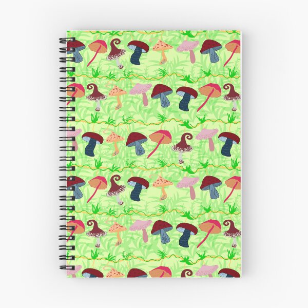Item preview, Colorful mushrooms designed and sold by Nadiacreativity.