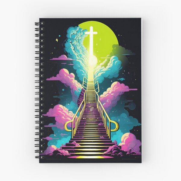 Item preview, Starway to heaven neon surrealistic dream designed and sold by Raluk.