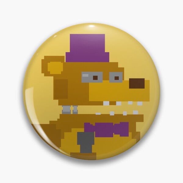 Item preview, 8-bit Fredbear Animatronic designed and sold by WolfBunnyWorks.