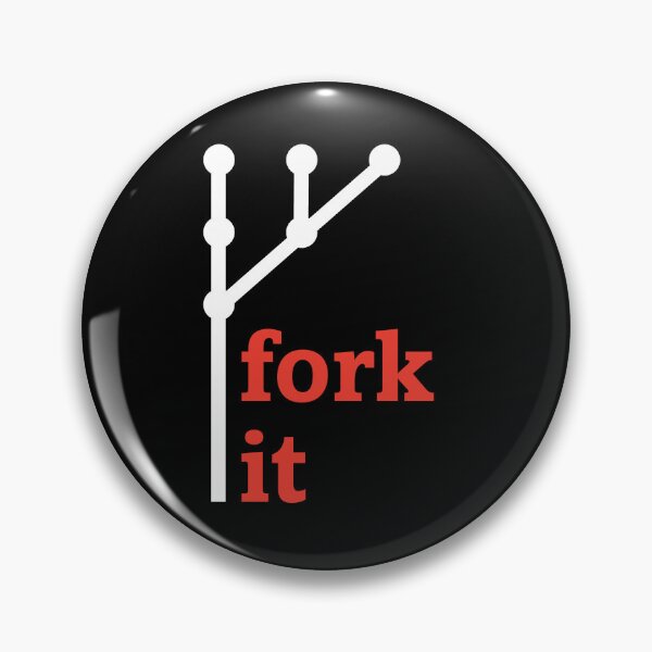 Item preview, Fork it (dark background) designed and sold by Jeeb-Arts.