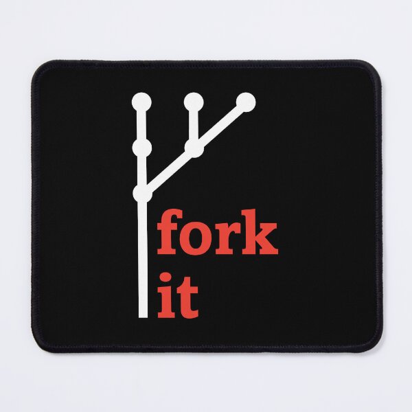 Item preview, Fork it (dark background) designed and sold by Jeeb-Arts.