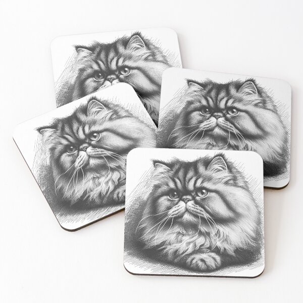 Item preview, Persian cat designed and sold by FlowCreate.