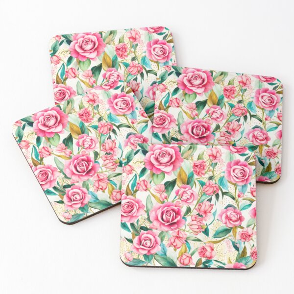 Item preview, Blushing Rose Floral Pattern designed and sold by Sol-threads.