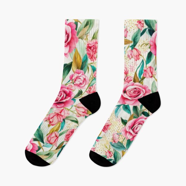 Item preview, Blushing Rose Floral Pattern designed and sold by Sol-threads.