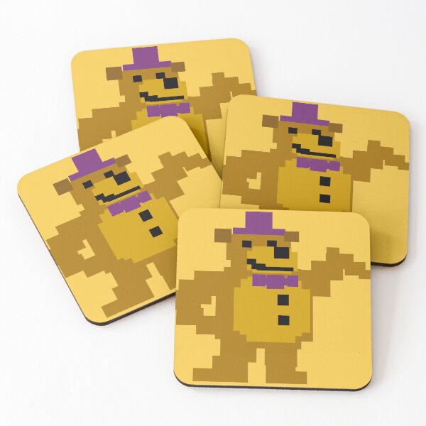 Item preview, 8-bit Fredbear Wall Art designed and sold by WolfBunnyWorks.