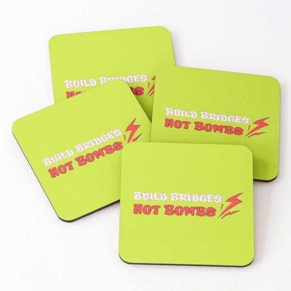 Item preview, Build Bridges, Not Bombs. designed and sold by KrisDry.