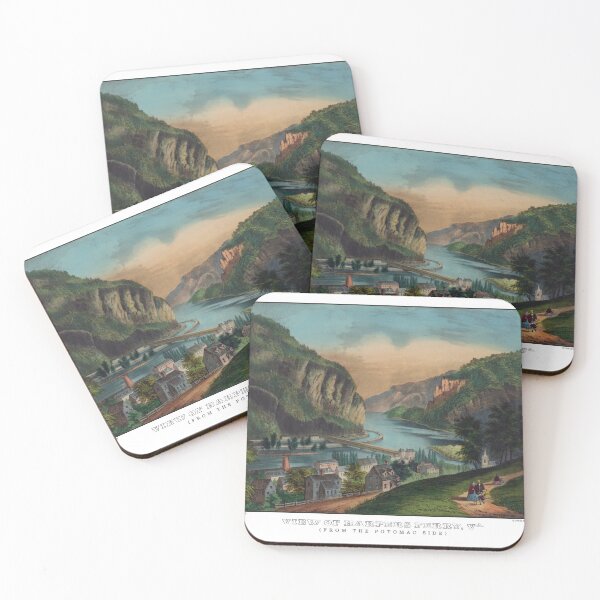 Item preview, Harpers Ferry West Virginia Poster Vintage Currier & Ives Poster American Vintage Wall Art US Civil War National Historical Park Art designed and sold by chrisrivait.
