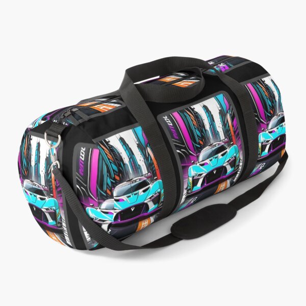 Item preview, Cyberpunk Racing Sports Car With City Skyline designed and sold by TheArtOfPat.