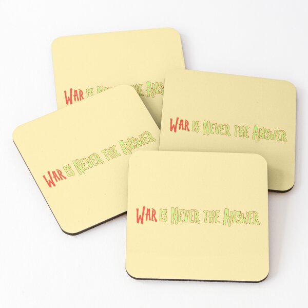 Item preview, War is Never the Answer. designed and sold by KrisDry.